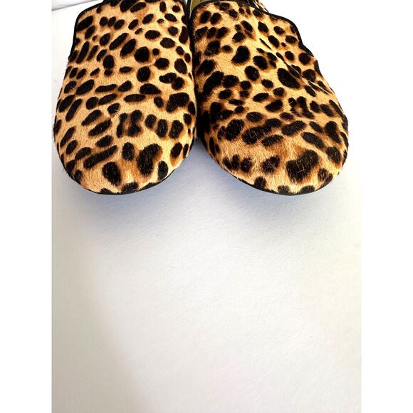 Birdies Starling Loafer Flats Size 7 Cheetah Animal Genuine Calf Hair - Picture 5 of 9